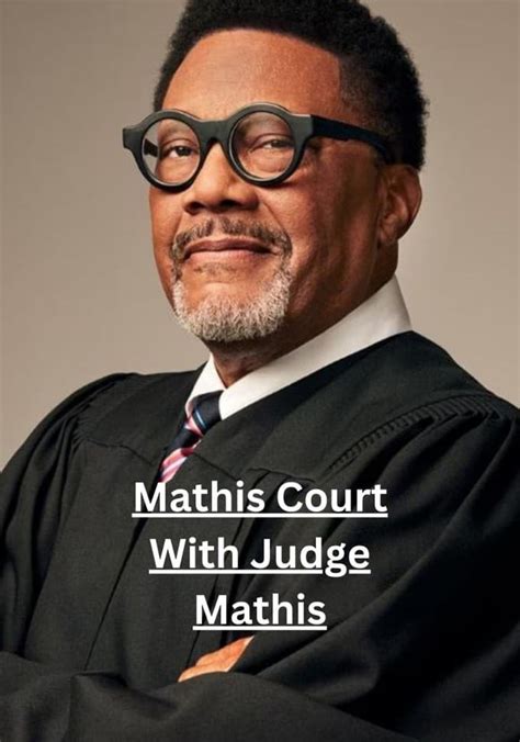 Mathis Court with Judge Mathis Season 1 - streaming online