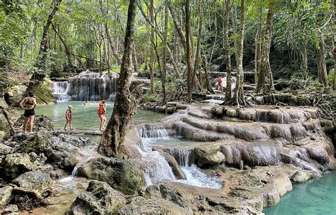 How Hard Is the Erawan Waterfall Climb? — xyzAsia