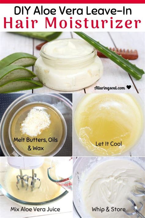 DIY Aloe Vera Leave-In Hair Moisturizer | Recipe | Natural hair moisturizer, Homemade hair ...