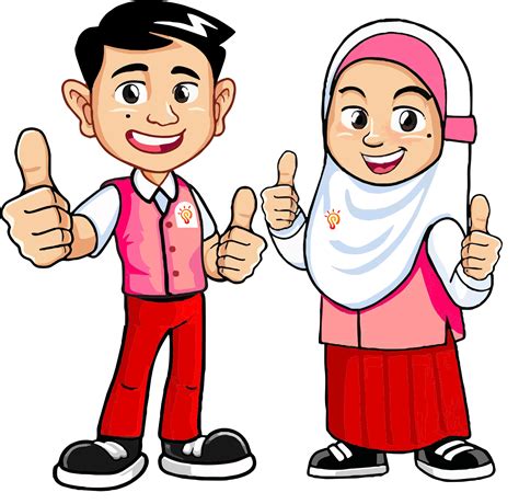 Gambar Anak Sekolah Sd Kartun Islami - Aneka Gambar Anak Sekolah Kartun ...