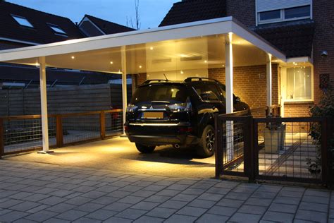 LED inbouwspots in carport. - LEDspot 3 Watt WarmWit - 30 graden lens - Dimbaar - 270Lumen ...