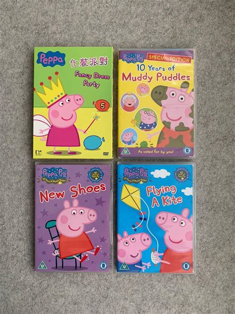 Peppa Pig DVD collection, 興趣及遊戲, 書本 & 文具, 小朋友書 - Carousell