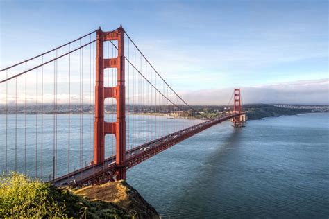 Golden Gate Bridge at Sunrise [Pictures]