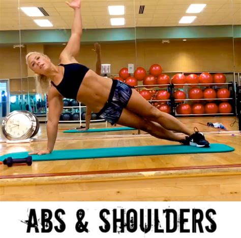 Crunch Free ABS! Train abs and shoulders at the same time! Shoot for 3 sets of 15 of each move ...