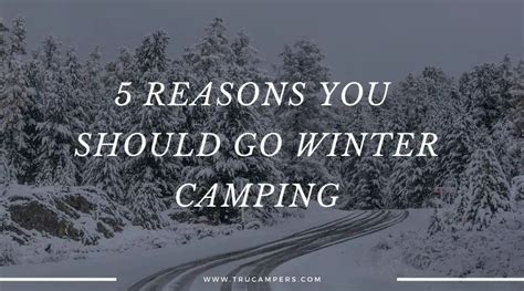 Is Winter Camping Fun? 7 activities to supercharge your winter trips - TruCampers