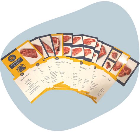 Meat Science: Wholesale/Retail Beef Meat Cut Identification Flashcards ...