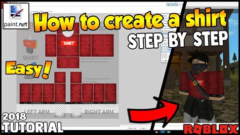 How to MAKE your own SHIRT! 2018 [Easy & fast tutorial] Roblox - YouTube