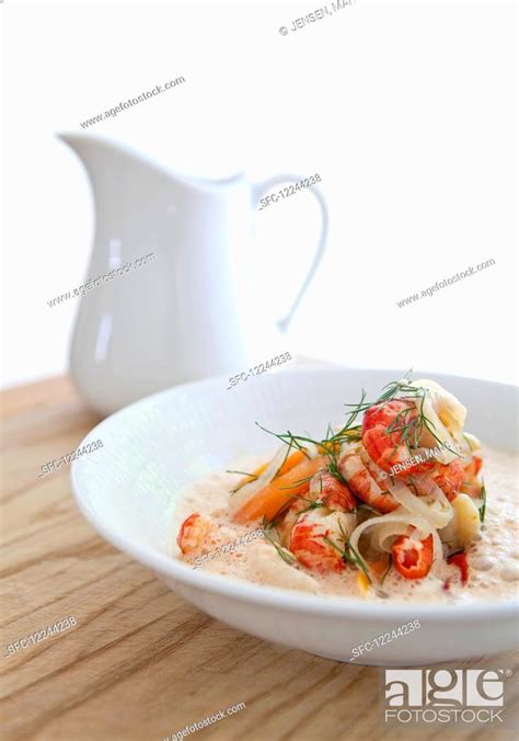 Crayfish soup, Stock Photo, Picture And Royalty Free Image. Pic. SFC ...