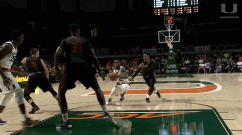 Assist Slam Dunk GIF by Miami Hurricanes - Find & Share on GIPHY