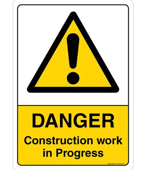 Construction Safety Signs Vector