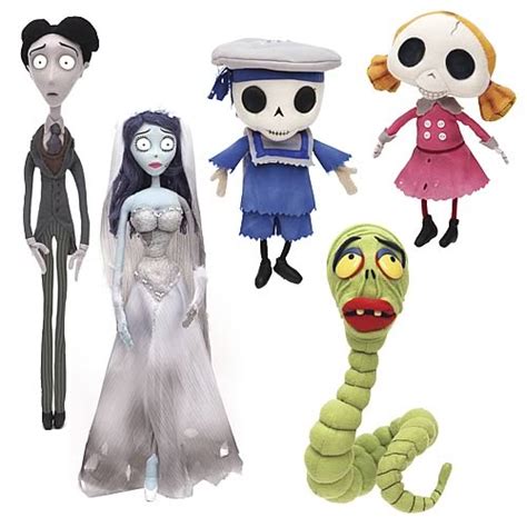 Corpse Bride Plush Doll Series 1 Set - McFarlane Toys - Corpse Bride - Plush at Entertainment ...