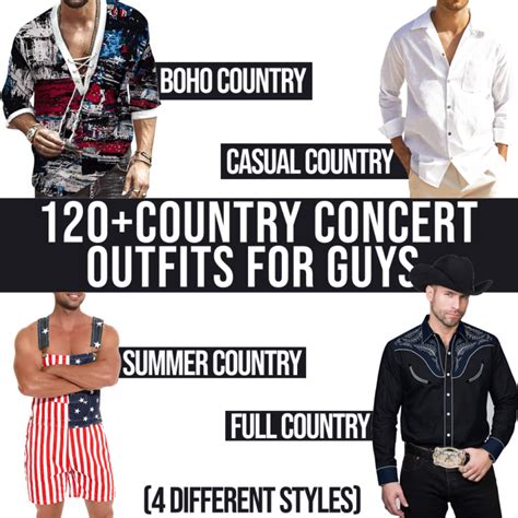 120+Country Concert Outfits For Guys (4 Different Styles) – Festival ...