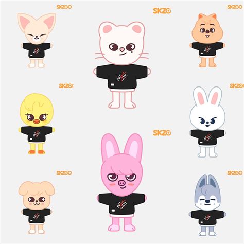 STRAY KIDS - SKZOO Official Plush Doll – KpopCloud