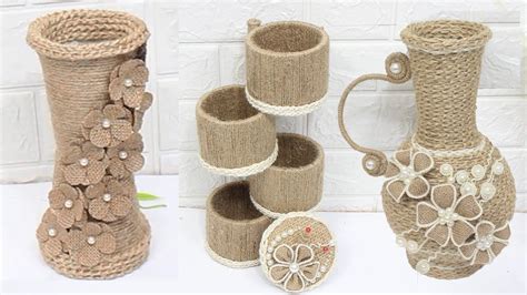 5 Jute craft ideas | Jewelry storage box and home decorating ideas ...