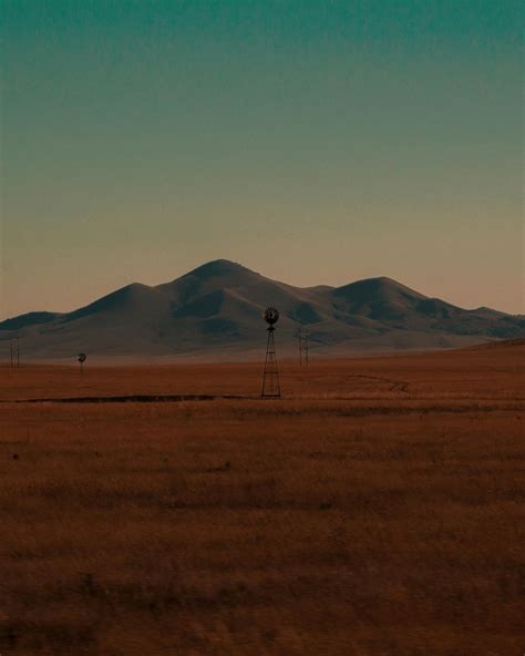 Wind Turbine on Landscape Field · Free Stock Photo