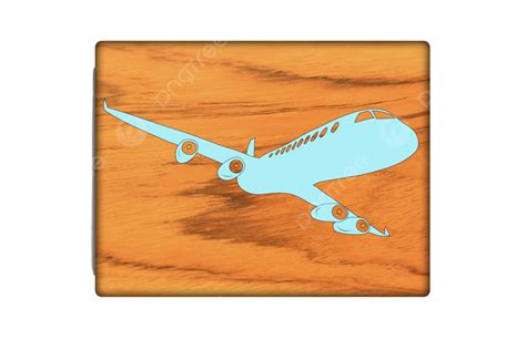 Wooden Background With Airplane Symbol Icon Air, Airport Terminal, Danger, Transport PNG ...