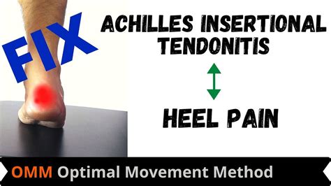 Heel Pain treatment | Achilles Insertional Tendinopathy Exercises - YouTube