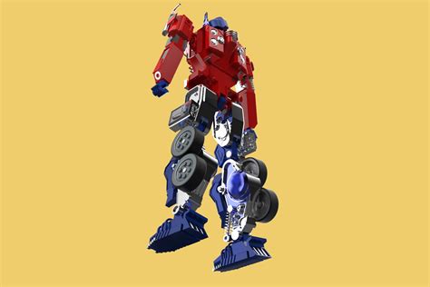 Optimus Prime Transformers Autobots - 3D Model by surf3d