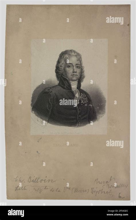 Portrait of Talleyrand Stock Photo - Alamy