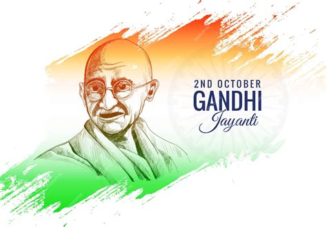 Free Vector | 2nd october gandhi jayanti poster or banner