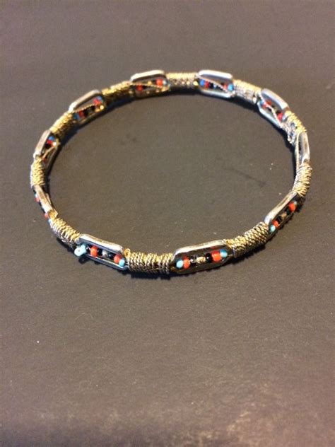 Vintage Beaded Authentic Native American Bracelet Jewelry Bangle ...