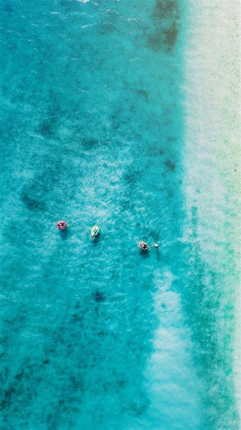 Stunning Aerial View of the Ocean and Beach