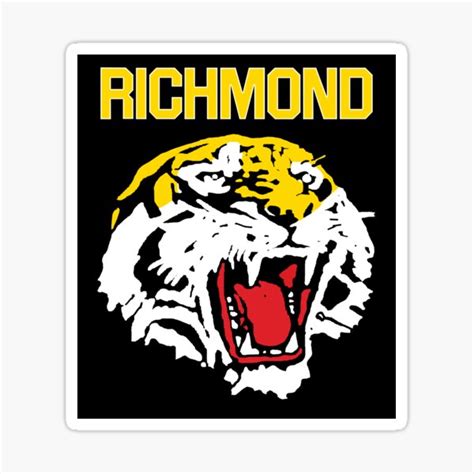 "Richmond FC Retro" Sticker for Sale by -electricdreams | Redbubble