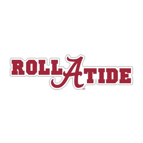 Alabama Crimson Tide Roll Tide 10" Decal | Stickers/Decals