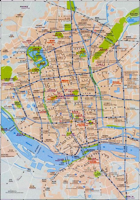 Fuzhou China Map - Maps of Fuzhou