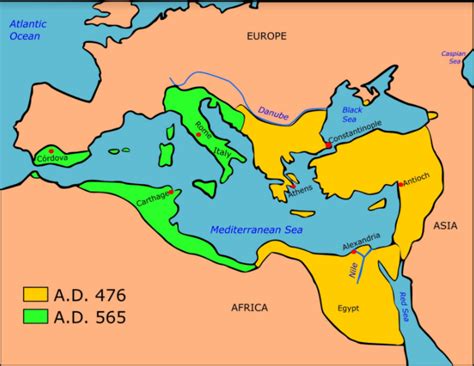 Byzantine Empire Historical Maps by Teach Simple