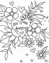 You Are Amazing Coloring Pages  Nation sketch template
