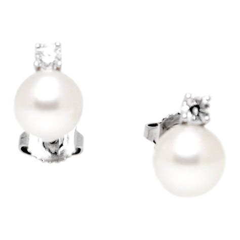 Tiffany & Co. Signature Pearl and Diamond Earrings– Oliver Jewellery