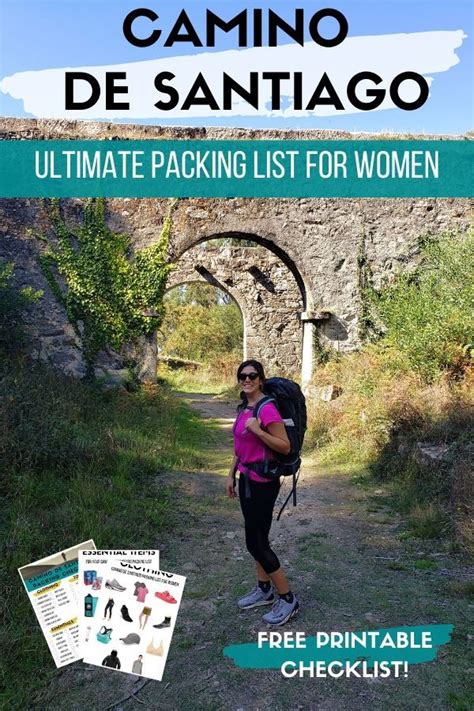 Preparing for the Camino walk? This Camino de Santiago packing list for women has everything you ...