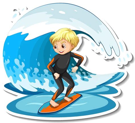 Kids Surfing Vector Art, Icons, and Graphics for Free Download