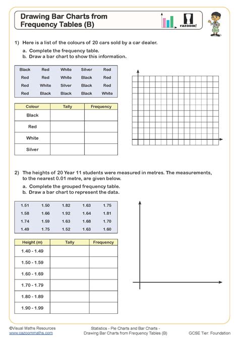 Frequency Table Worksheet 3rd Grade Tally Chart And Frequency Table | Hot Sex Picture