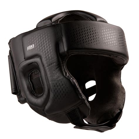 Adult Boxing Open Face Headguard 900 - Black | Domyos by Decathlon