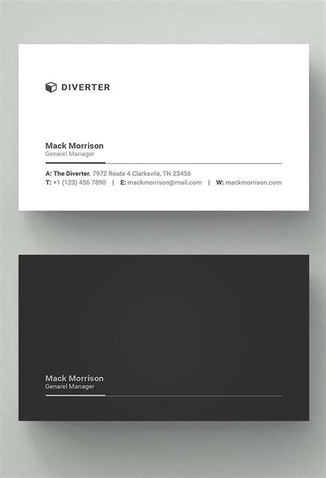 Professional Visiting Card Design-factcard