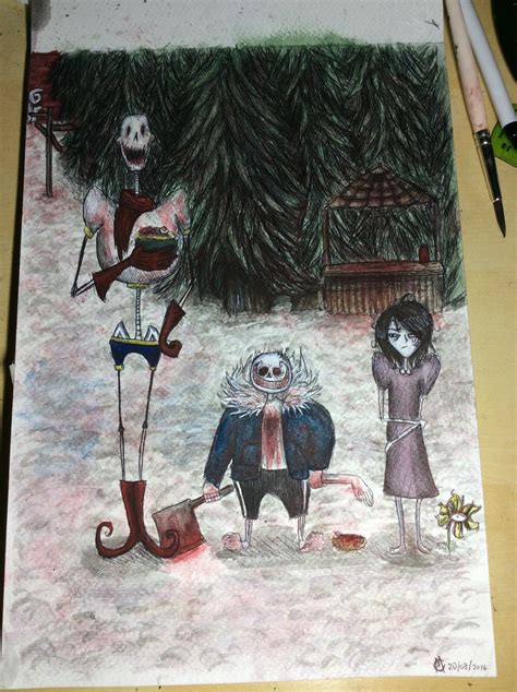 Horrortale fan art - with background by igotsaladfingers on DeviantArt