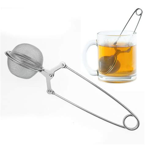 Mesh Tea Strainer Stainless Steel Tea Infuser Reusable Metal Tea Bag Filter Loose Leaf Green Tea ...