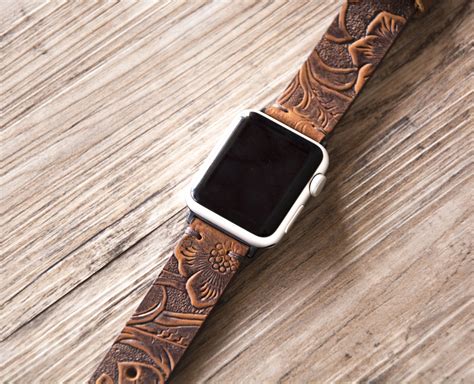 Leather Apple Watch Band Women 40mm 38mm 41mm 42mm 44mm 45mm ...