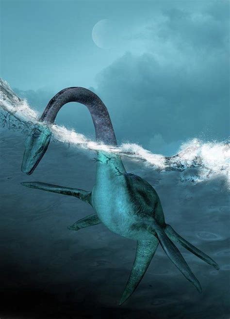 Prehistoric Sea Creature Art Print by Victor Habbick Visions | Sea ...