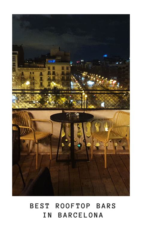 The Best Rooftop bars in Barcelona - Anne Travel Foodie