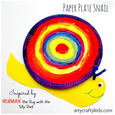 Paper Plate Snail