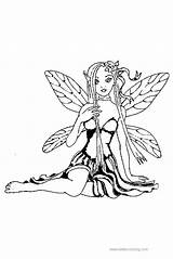 Beautiful Elves Coloring Pages  Free Printable sketch template