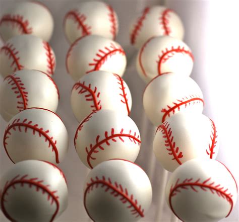 Baseball Cake Pops! - CakeCentral.com