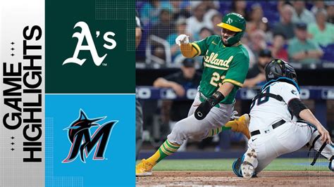 A's vs. Marlins Game Highlights (6/4/23) | MLB Highlights - YouTube