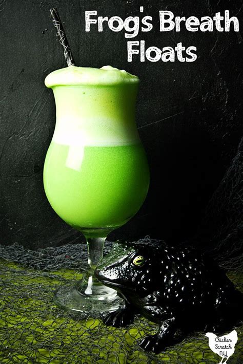 Frog's Breath Halloween Lime Sherbet Float | Recipe | Halloween drinks, Nightmare before ...