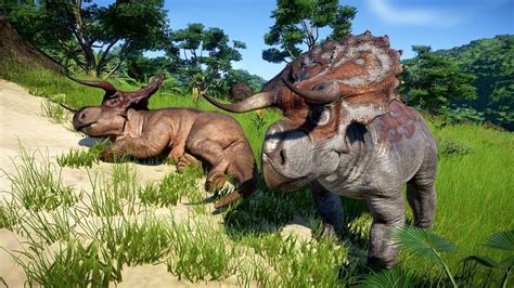 NASUTOCERATOPS JURASSIC WORLD EVOLUTION - YouTube