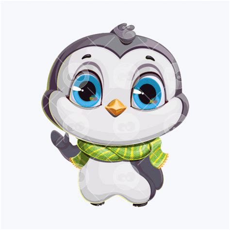 Animated Cute Baby Penguin GIF - Cartoons.co