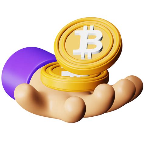 Bitcoin token 3d rendering isometric icon. 13363804 PNG